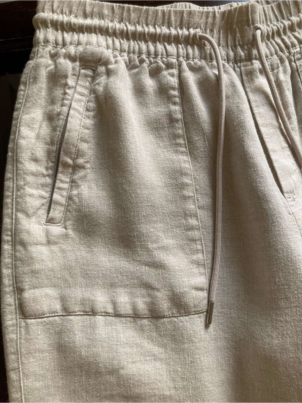 Athleta Retreat Linen High Rise Wide Leg Pant - Picture 8 of 10
